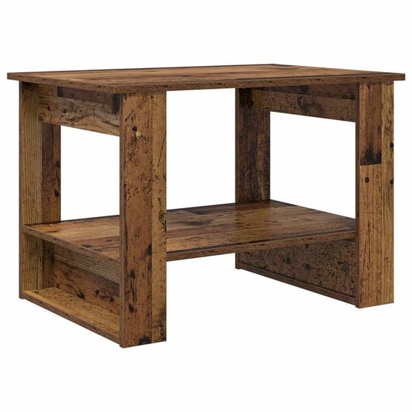 vidaXL Couchtisch Altholz 72 x 50 x 50 cm Holzwerkstoff