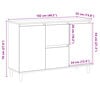 vidaXL Sideboard Altholz-Optik 102x35x70 cm Holzwerkstoff