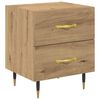 vidaXL Nachttisch Artisan-Eiche 40 x 35 x 47,5 cm Holzwerkstoff