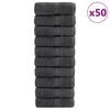 vidaXL Premium Waschlappen SOLUND 50 Stk. Anthrazit 15x21 cm 600 g/qm