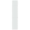 vidaXL Hochschrank Schmal Wei&szlig; 50x42,5x225 cm Holzwerkstoff
