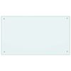 vidaXL K&uuml;chenr&uuml;ckwand 2 pcs Wei&szlig; 90 x 50 cm Geh&auml;rtetes Glas