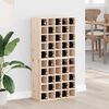 vidaXL Weinregal 2 pcs Natur 56 x 25 x 56 cm Massives Kiefernholz
