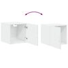 vidaXL Wandschrank Weiß 40x42,5x40 cm Holzwerkstoff