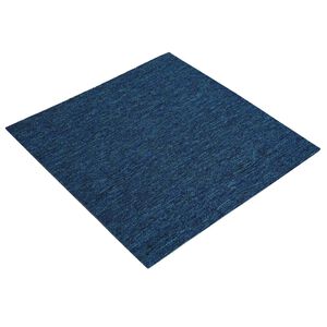 vidaXL Teppichfliese Blau 50 x 50 cm 4 pcs PP und Bitumen