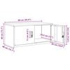 vidaXL Aufbewahrungsschrank Rosa 90 x 40 x 40 cm Kaltgewalzter Stahl