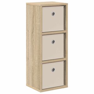 vidaXL Sideboard mit Schubladen Sonoma-Eiche 25,5 x 22 x 69,5 cm