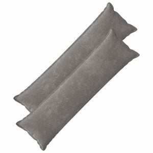 vidaXL Kissenbezug 2 pcs HOUTEN Dunkelgrau 40 x 145 cm Chenille-Stoff