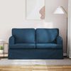 vidaXL Sofa Blau 144 x 80 x 85 cm Stoff