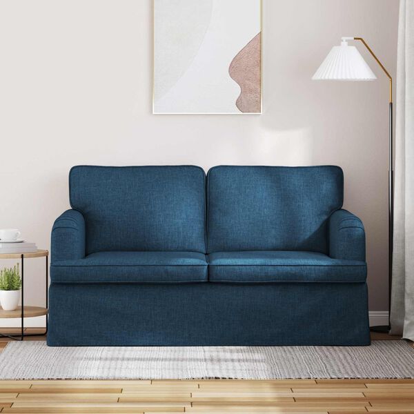 vidaXL Sofa Blau 144 x 80 x 85 cm Stoff