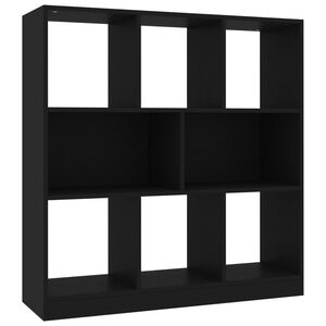 vidaXL B&uuml;cherregal Schwarz 97,5x29,5x100 cm Holzwerkstoff