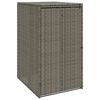 vidaXL M&uuml;lltonnenbox Grau 65 x 80 x 115 cm Polyethylen
