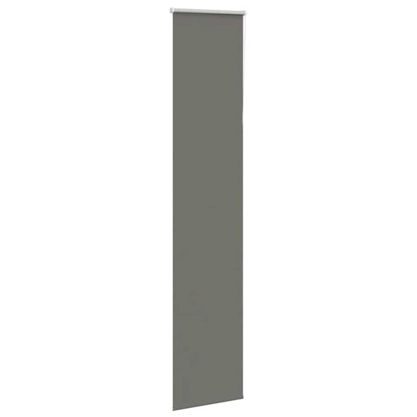 vidaXL Verdunkelungsrollo Grau 45x230 cm Stoffbreite 40,7 cm Polyester