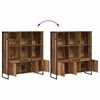 vidaXL B&uuml;cherregal 2 pcs Altholz 99,5 x 30 x 108 cm Holzwerkstoff