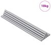 vidaXL Gewindestange 600 pcs Silber Stahl