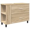 vidaXL Waschtisch Sonoma-Eiche 80 x 35 x 60 cm Holzwerkstoff