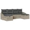 vidaXL Sofa Set 6 stk. Poly-Rattan