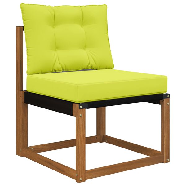 vidaXL Sofakissen f&uuml;r drau&szlig;en 2 pcs Gr&uuml;n Polyester