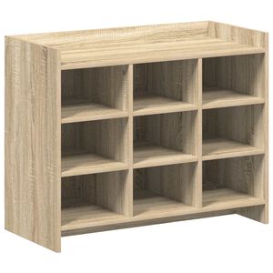 vidaXL Schuhschrank 85 x 39,5 x 70 cm Holzwerkstoff Sonoma-Eiche