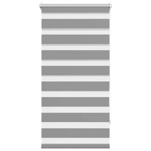 vidaXL Zebra-Rollo 80,9 x 150 cm, Stoffbreite 76,7 cm, grau