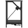 vidaXL Nachttisch Schwarz Eichen-Optik 38 x 30 x 48 cm Holzwerkstoff