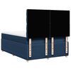 vidaXL Boxspringbett mit Matratze Blau 140x200 cm Stoff