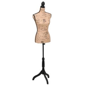 Damenb&uuml;ste Schneiderpuppe B&uuml;ste Torso Angezogen Mannequin Jute