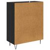 vidaXL Sideboard Schwarz Eichen-Optik 69,5 x 34 x 90 cm