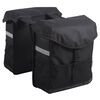 7-series Doppelte Fahrradtasche 19 L Schwarz