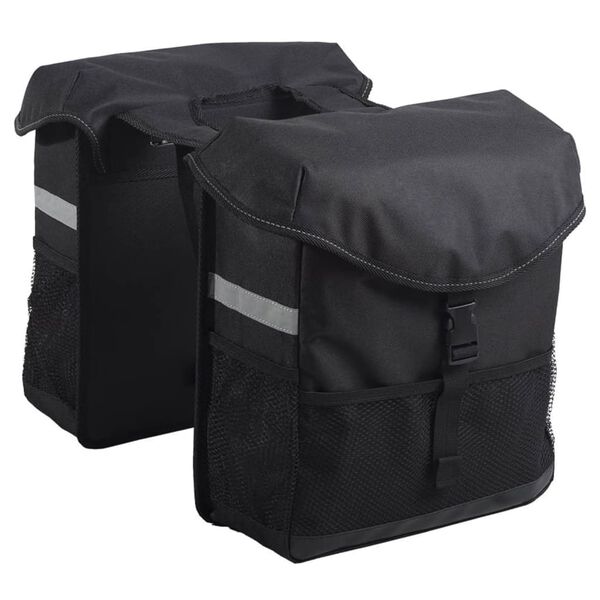 7-series Doppelte Fahrradtasche 19 L Schwarz