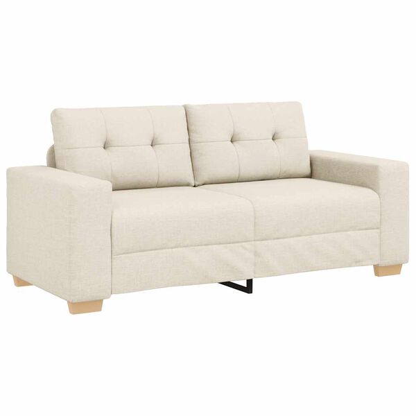 vidaXL Loveseat-Sofa Leinen 180x77x82 cm