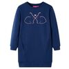vidaXL Kinder-Pulloverkleid Marineblau 92