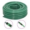 vidaXL Gartenschlauch mit Kupplung-Set Gr&uuml;n 0,75" 50 m PVC