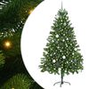 vidaXL Weihnachtsbaum mit 300 LEDs mit St&auml;nder Gr&uuml;n 180 cm PE