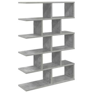 vidaXL Wandregal Betongrau 70 x 20 x 100 cm Holzwerkstoff