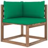 vidaXL 6-tlg. Garten-Lounge-Set aus Paletten mit Kissen Kiefernholz
