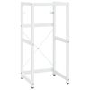 vidaXL Badezimmer Waschtischgestell Wei&szlig; 40x38x83 cm Eisen
