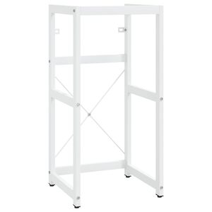 vidaXL Badezimmer Waschtischgestell Wei&szlig; 40x38x83 cm Eisen