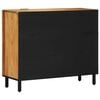 vidaXL Sideboard mit Regal Natur 90 x 33,5 x 75 cm Massivholz Akazie