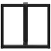 vidaXL Esstischbeine T-Form 2 Stk. Schwarz 80x35x(72-73) cm Stahl