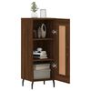 vidaXL Sideboard Braun Eichen-Optik 34,5x34x90 cm Holzwerkstoff