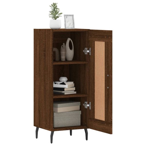 vidaXL Sideboard Braun Eichen-Optik 34,5x34x90 cm Holzwerkstoff