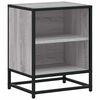 vidaXL Nachttisch Grau Sonoma 40x31x50 cm Holzwerkstoff und Metall