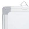 vidaXL Magnetisches Whiteboard 60x40x1,7 cm Aluminium