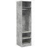 vidaXL Kleiderschrank Betongrau 50x50x200 cm Holzwerkstoff