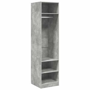 vidaXL Kleiderschrank Betongrau 50x50x200 cm Holzwerkstoff