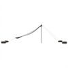 vidaXL Strand-Schattenzelt mit Sands&auml;cken Grau 304x300 cm