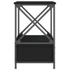 vidaXL Nachttische 2 Stk. Schwarz 50x41x65 cm Holzwerkstoff