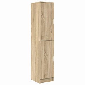 vidaXL Highboard Sonoma-Eiche 35 x 39 x 168 cm