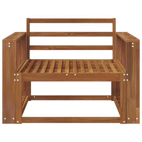vidaXL Outdoor Mittelsofa Massivholz Akazie Natur